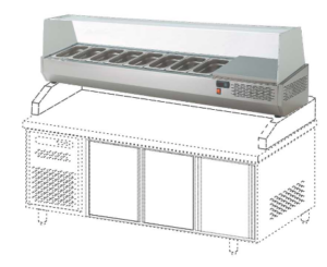 Counter Top Salad Case
