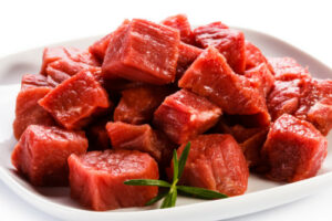 hasil mesin pemotong daging