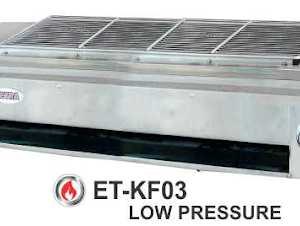 Alat Pemanggang BBQ Tanpa Asap Ukuran Besar (Gas Smokeless BBQ) : ET-KF03