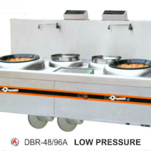 Kompor Blower Otomatis 2 Tungku + 2 Soup Ring (Deluxe Blower Kwali Range) : DBR-48/96