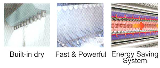 Mesin Cuci Piring Otomatis Kapasitas Kecil (Slide Conveyor Dishwasher) : SKU-6270 Mesin Cuci Piring Otomatis Kapasitas Kecil (Slide Conveyor Dishwasher) : SKU-6270