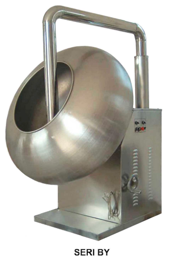 Mesin Coating Coklat Gula Kapasitas 15 Kg (Chocolate Sugar Coated Machine) : SKU-14953 Mesin Coating Coklat Gula Kapasitas 15 Kg (Chocolate Sugar Coated Machine) : SKU-14953