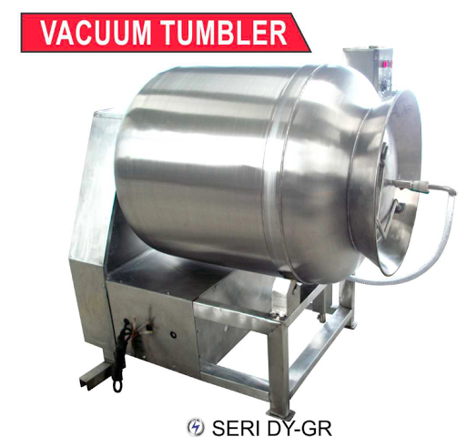 Mesin Pencampur Bumbu Vakum Kapasitas Kecil (Vacuum Tumbler) : SKU-14463 Mesin Pencampur Bumbu Vakum Kapasitas Kecil (Vacuum Tumbler) : SKU-14463