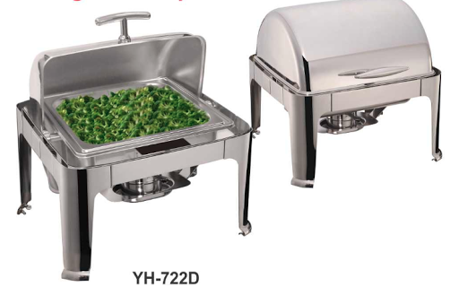 Alat Prasmanan 5.5 Liter (Chafing Dish Rectangle Roll Top) : SKU-14795 Alat Prasmanan 5.5 Liter (Chafing Dish Rectangle Roll Top) : SKU-14795