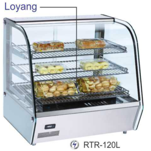 Alat Penghangat Makanan Listrik Pintu Belakang Geser (Display Warmer) Ukuran  Kecil : RTR-120L