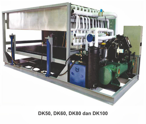 Mesin Pembuat Es Batu Balok Kapasitas 5 Ton (Commercial Ice Block Machine) : SKU-4589 Mesin Pembuat Es Batu Balok Kapasitas 5 Ton (Commercial Ice Block Machine) : SKU-4589