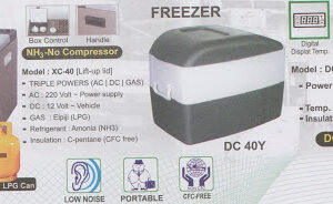 Mesin Pendingin (Transportation Cooler & Freezer) : DC-40Y