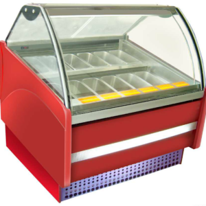 Mesin Pemajang Es Krim Gelato Kaca Lengkung (SUNNY Gelato Showcase) : MGS-01