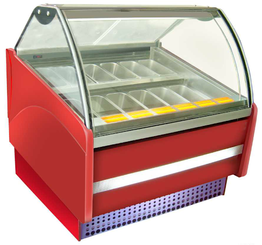 Mesin Pemajang Es Krim Gelato Kaca Lengkung (SUNNY Gelato Showcase) : SKU-842 Mesin Pemajang Es Krim Gelato Kaca Lengkung (SUNNY Gelato Showcase) : SKU-842