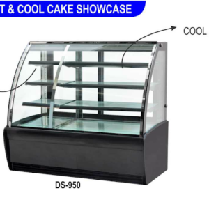 Mesin Pemajang Kue Kaca Cembung (Hot & Cool Cake Showcase) Panas & Dingin : DS-950
