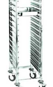 Troli Makanan 1 Rak (Gastronorm Pan Rack Trolley) : GNT-15