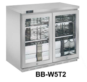 Lemari Pendingin Minuman Bar 2 Pintu (Back Bar Bottle Cooler) : BB-W5T2