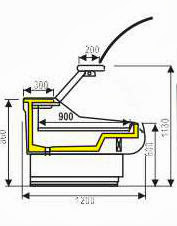 Mesin Pendingin (Supermarket Refrigeration Cabinet) : SKU-4977 Mesin Pendingin (Supermarket Refrigeration Cabinet) : SKU-4977
