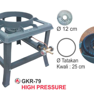 Tungku Kompor Kuali Tekanan Tinggi (High Pressure Kwali Range Ekonomis) : GKR-79 Tungku Kompor Kuali Tekanan Tinggi (High Pressure Kwali Range Ekonomis) : GKR-79