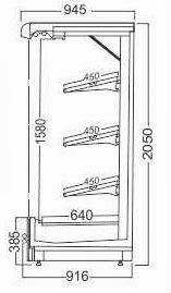 Mesin Pendingin (Supermarket Refrigeration Cabinet) : SKU-4975 Mesin Pendingin (Supermarket Refrigeration Cabinet) : SKU-4975