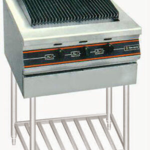 Alat Panggang Gas Batu Lava dengan Kaki (Lava Rock Gas Open Griddle Broiler Shelf Stand) : RSD-3