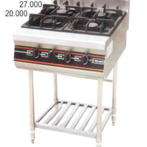 Kompor Gas 4 Tungku dengan Kaki (Gas Open Burner with Stand): RBD-4