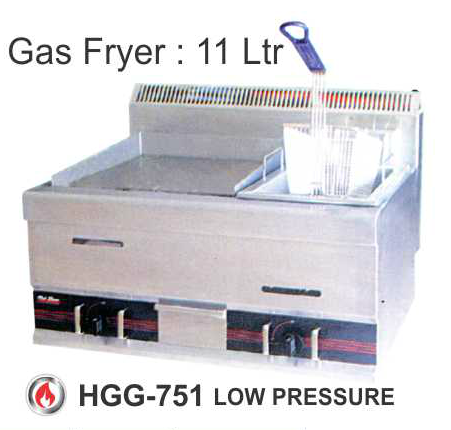Alat Panggang Gas dengan Alat Penggorengan (Gas Griddle with Gas Fryer) : SKU-5707 Alat Panggang Gas dengan Alat Penggorengan (Gas Griddle with Gas Fryer) : SKU-5707