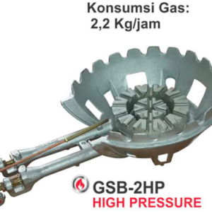 Tungku Kompor Gas 2.2 Kg / Jam (Gas Stand Burner) : GSB-2HP Tungku Kompor Gas 2.2 Kg / Jam (Gas Stand Burner) : GSB-2HP