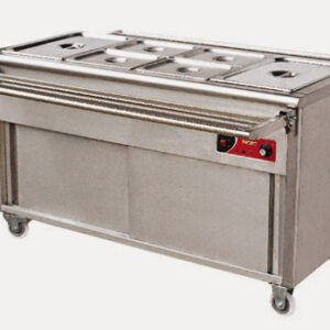Mesin Pemajang Makanan Free Standing Ukuran Sedang (Electric Bain Marie) : BS-4W
