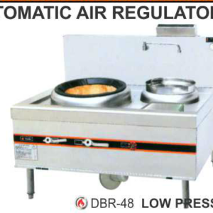 Kompor Blower Otomatis 1 Tungku + 1 Soup Ring (Deluxe Blower Kwali Range) : DBR-48
