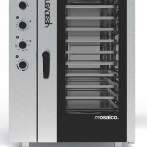Alat Pemanggang Roti Combi Listrik Mosaico 10 Nampan (Combi Oven Mosaico) : MOSAICO-1011ME