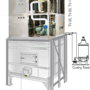 Mesin Pembuat Es Kristal (Tube Ice Machine) Kapasitas 10000 Kg : TV-100