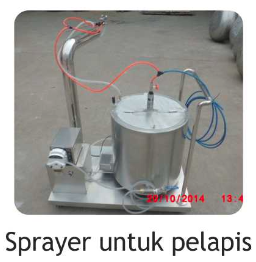 Mesin Coating Coklat Gula Kapasitas 30 - 50 Kg (Chocolate Sugar Coated Machine) : SKU-14955 Mesin Coating Coklat Gula Kapasitas 30 - 50 Kg (Chocolate Sugar Coated Machine) : SKU-14955