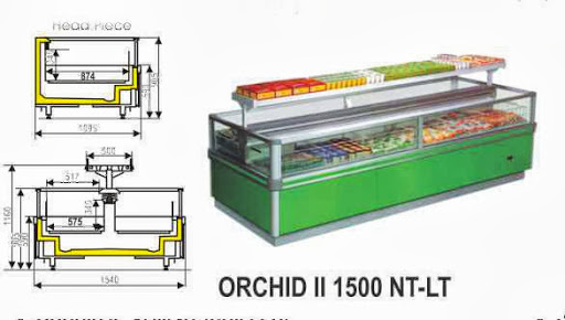 Mesin Pendingin Supermarket (Supermarket Refrigeration Cabinet) : SKU-5034 Mesin Pendingin Supermarket (Supermarket Refrigeration Cabinet) : SKU-5034