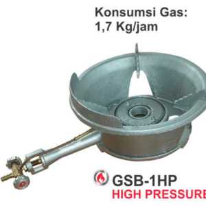Tungku Kompor Gas 1.7 Kg / Jam (Gas Stand Burner) : GSB-1HP Tungku Kompor Gas 1.7 Kg / Jam (Gas Stand Burner) : GSB-1HP