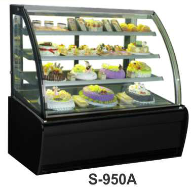 Mesin Pemajang Kue Kaca Cembung 3 Rak (Cake Showcase) Kapasitas 400 Liter : SKU-612 Mesin Pemajang Kue Kaca Cembung 3 Rak (Cake Showcase) Kapasitas 400 Liter : SKU-612