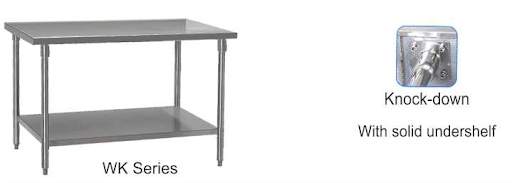 Meja Dapur Stainless Steel Ukuran Besar (Working Table) : SKU-6793 Meja Dapur Stainless Steel Ukuran Besar (Working Table) : SKU-6793