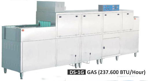 Mesin Cuci Piring Otomatis Kapasitas Kecil (Slide Conveyor Dishwasher) : SKU-6270 Mesin Cuci Piring Otomatis Kapasitas Kecil (Slide Conveyor Dishwasher) : SKU-6270