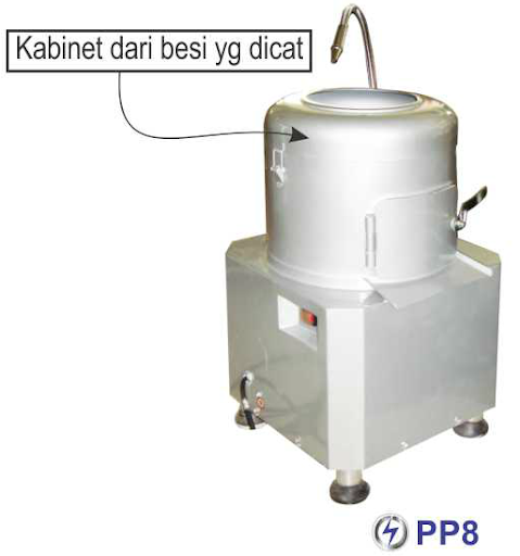 Mesin Pengupas Kentang Ukuran Kecil (Mesin Potato Peeler) : SKU-1367 Mesin Pengupas Kentang Ukuran Kecil (Mesin Potato Peeler) : SKU-1367