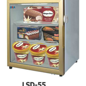 Mesin Pemajang Es Krim (Up Right Glass Door Freezer) Kapasitas Kecil : LSD-55