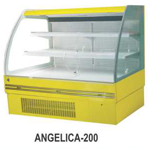 Rak Pendingin Supermarket Lengkung Ukuran Sedang (Multideck Opened Chiller) : ANGELICA-200