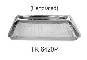 Nampan Stainless Steel Dengan Lubang (S/S Pan Perforated) : TR-6420P