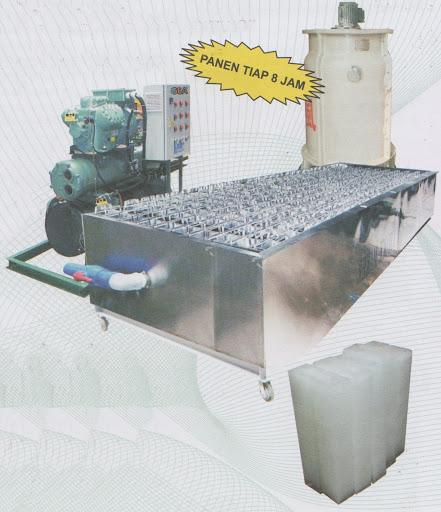 Mesin Pembuat Es Batu Balok (Commercial Ice Block Machine) Media Garam : SKU-791 Mesin Pembuat Es Batu Balok (Commercial Ice Block Machine) Media Garam : SKU-791