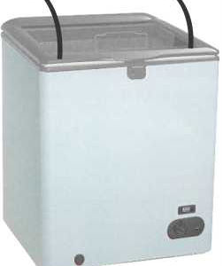 Mesin Pemajang Es Cream Kaca Datar (Lift-Up Glass Door Freezer) Kapasitas 100 Liter : SD-100F