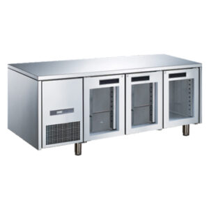Mesin Penyimpan Makanan (Glass Door S/S Under Counter) : M-RW6T3DDD