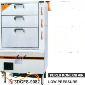 Kompor Blower Pengukus 3 Rak (3 Decks Gas Turbo Blower Steamer) : 3DGFS