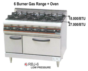 kompor gas dengan oven
