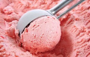 mesin pemajang es krim scoop