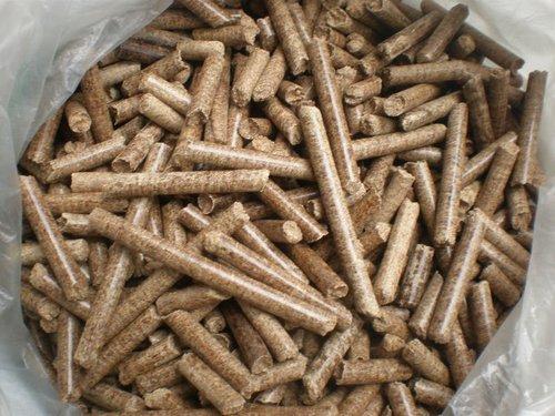 hasil pelet kayu dari limbah ranting pohon